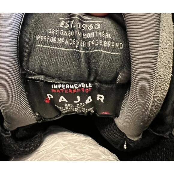 NIB Pajar Cascais Women's US 7.5 Lace Up Winter Boot Shoes Waterproof Dark Grey - Picture 10 of 12